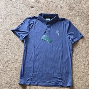DEBONAIR & SOPHISTICATION Men's Blue Polo Shirt, size M. NWT